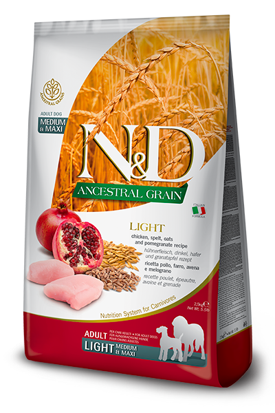 N&D Ancestral Grain Chicken & Pomegranate Light Medium/Maxi